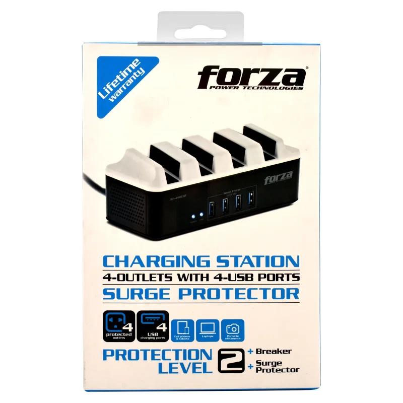 Estacion de Carga y Protector de Voltaje