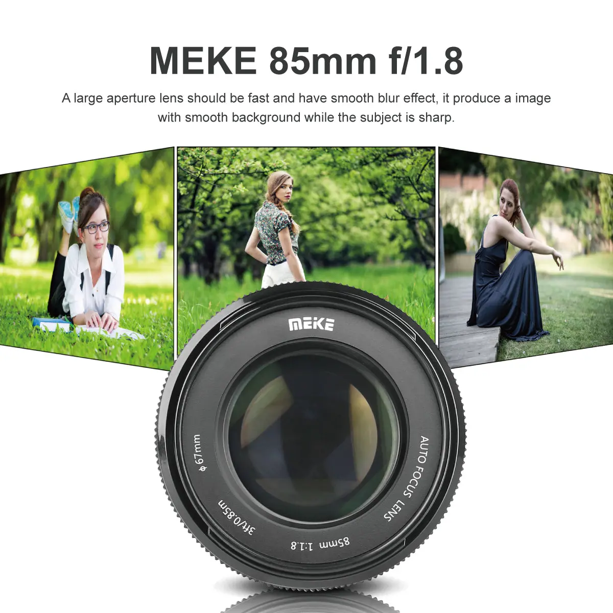 Miniatura de Lente Meike 85mm F1.8 Full Frame para Canon Montura EF