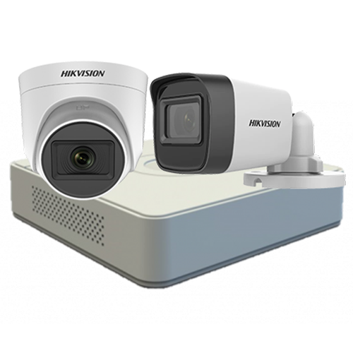 Combo de Cámaras Hikvision 2MP con DVR y Accesorios