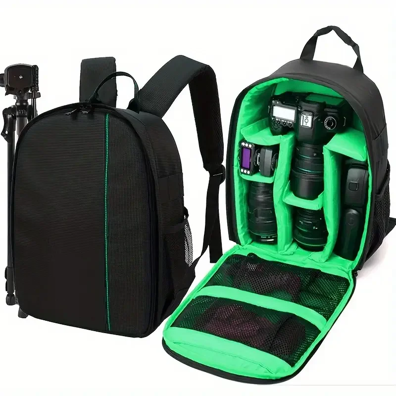 Mochila para Camara Fotografica Color Verde