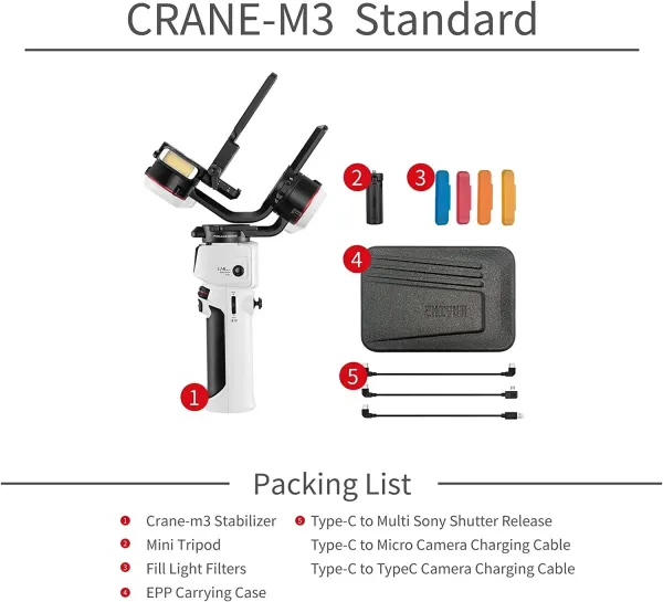 Miniatura de Estabilizador para camara Zhiyun Crane M3