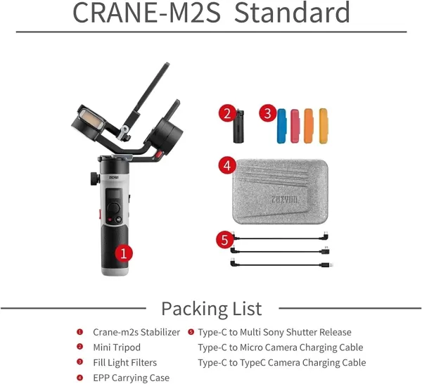 Miniatura de Estabilizador para camara Zhiyun Crane M2s